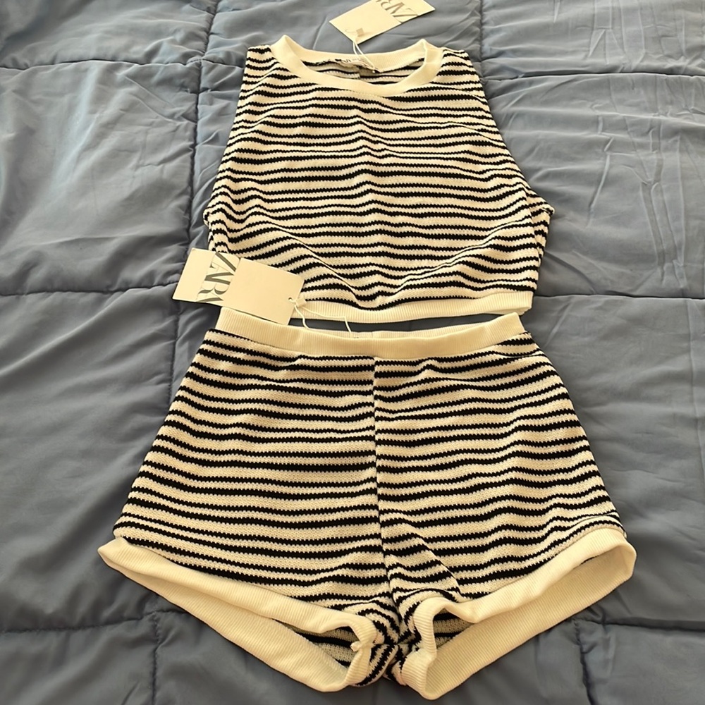 Zara tank tops and shorts set